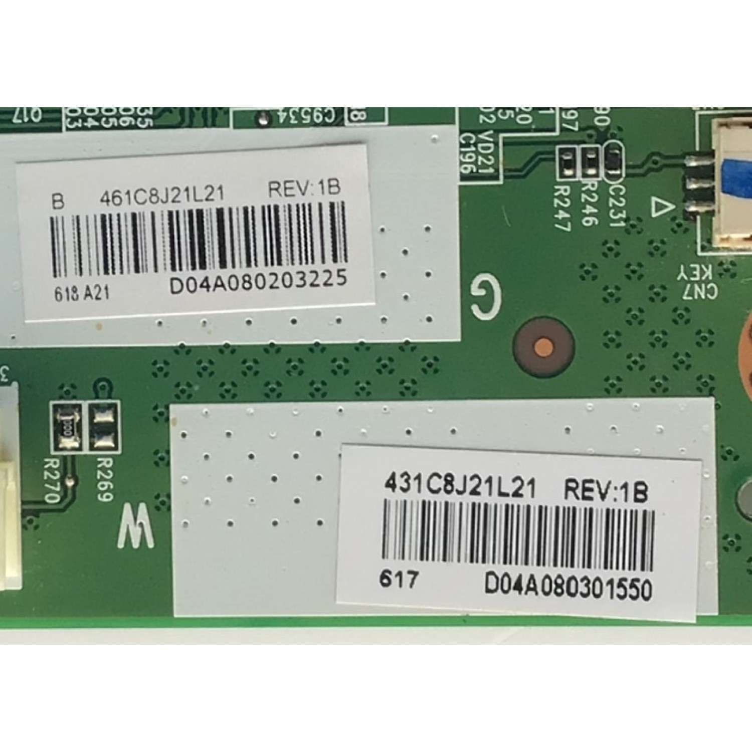 MAIN PARA TV TOSHIBA / NUMERO DE PARTE 461C8J21L21 / 431C8J21L21 / SBW49T / VTV-L49628 / PANEL K430WDR / MODELO 43L420U - Imagen 3